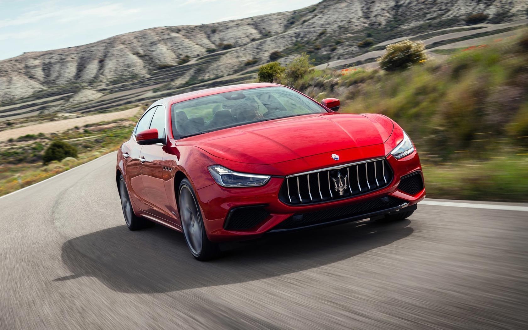 Maserati Ghibli logotype