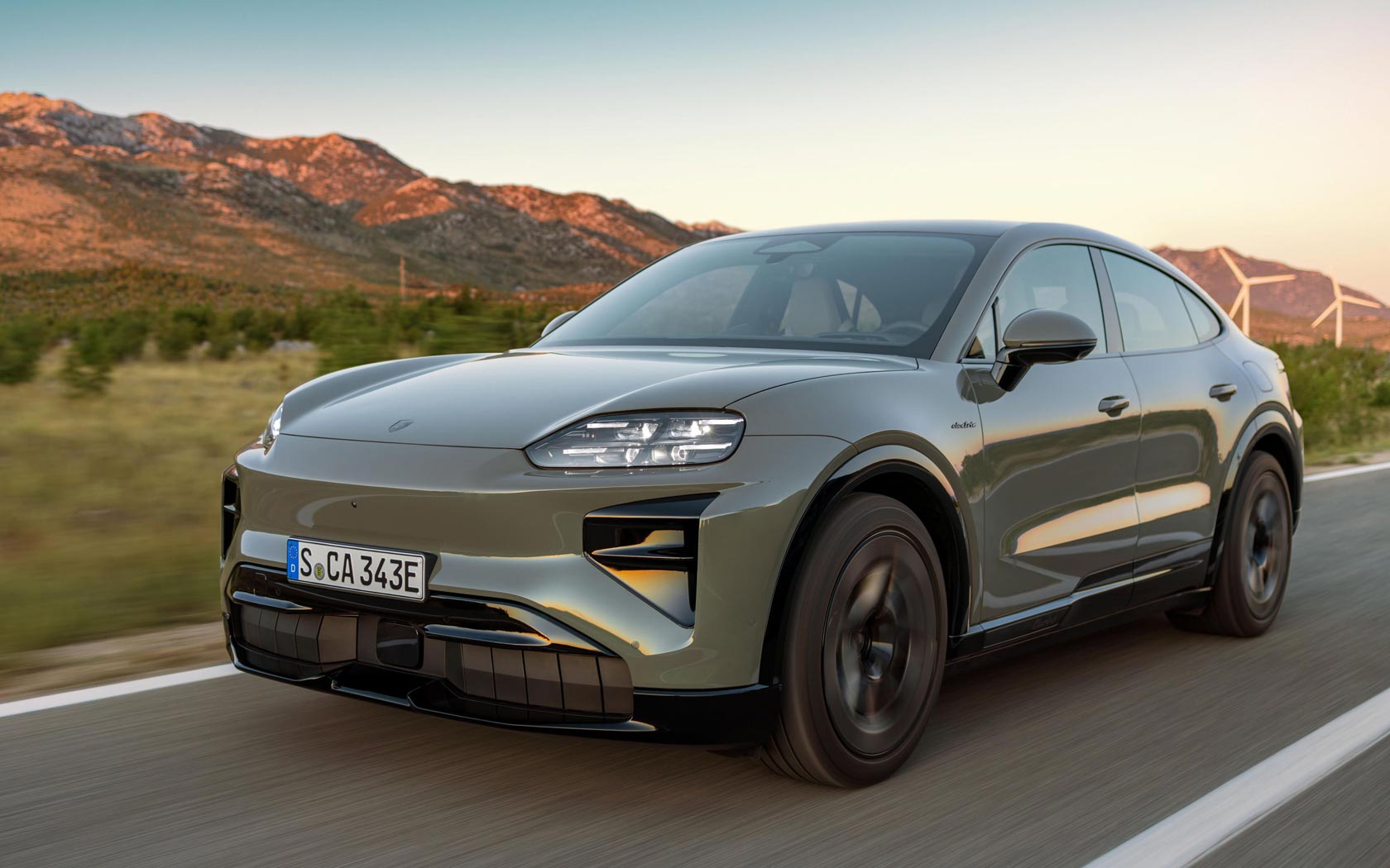 ���� Porsche Cayenne Coupe Electric 
